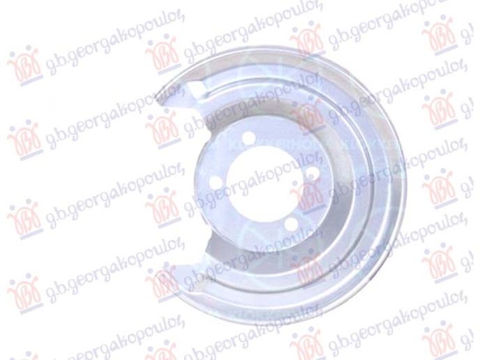 Panel mbrojtës disku i frenave të pasëm (Diametri i panelit 280/72MM) (Diametri i diskut 259MM)