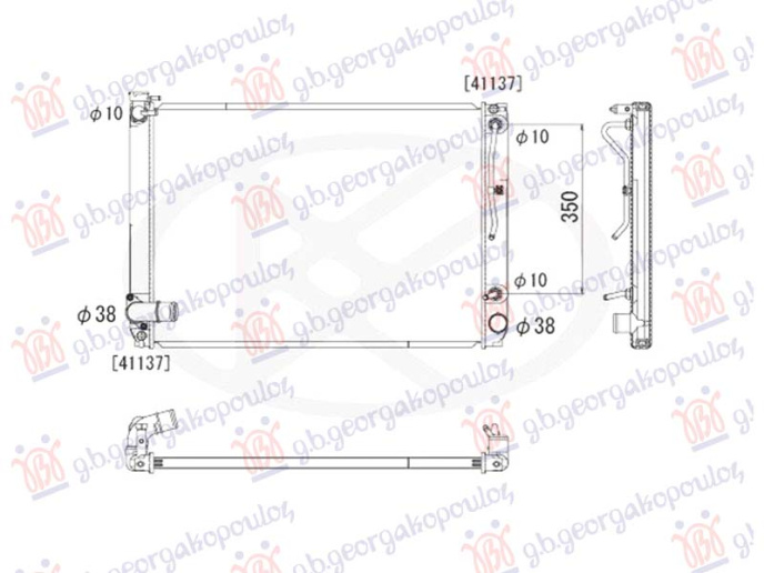 Radiator 3.5 benzinë auto (675x475)