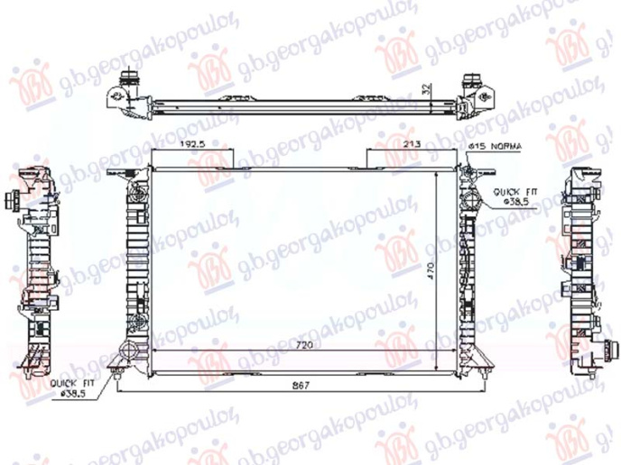 Radiator 4.2 benzinë (RS) (720x470)
