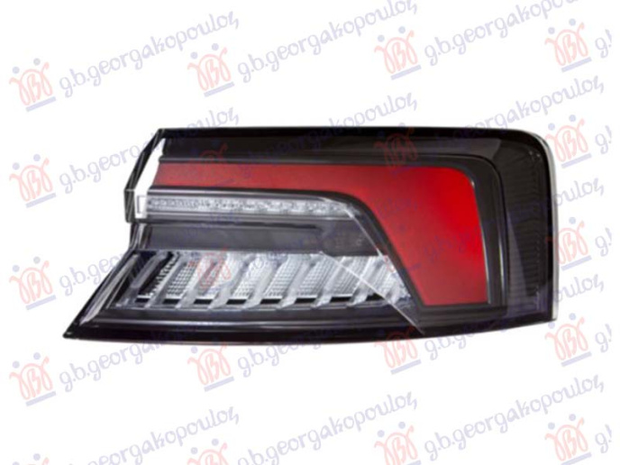 Dritë e pasme pjesa e jashtme e errësuar LED transparent dinamik (ULO)