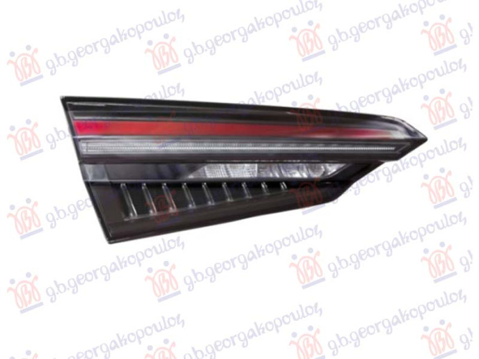 Dritë e pasme e brendshëme LED i errësuar dinamik transparent DYNAMIC CLEAR (ULO)