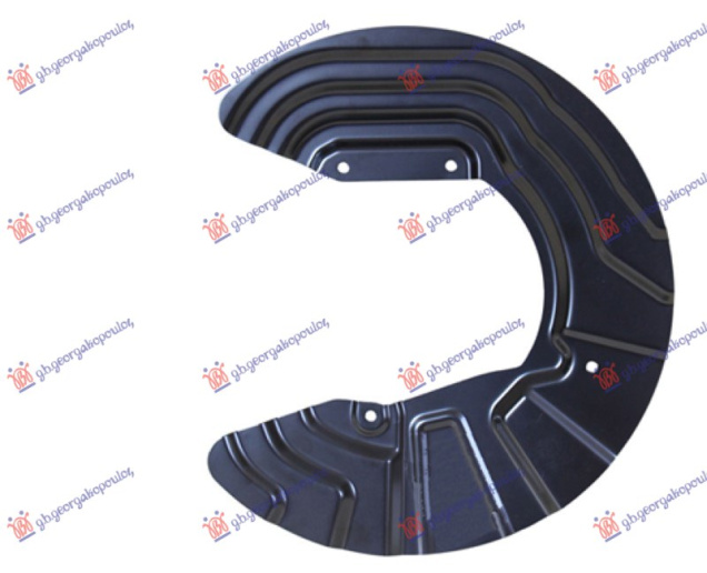 Panel mbrojtës disku i frenave të para (diametri i panelit 370/150MM) (Diametri i diskut 328MM) (Alumin)