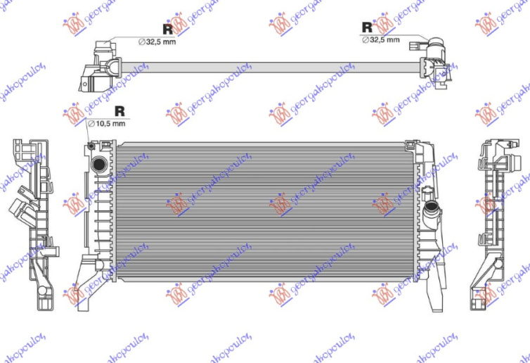 Radiator 1.5-2.0 dizel manual (680x299)