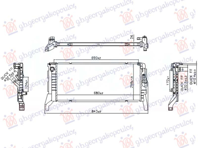 Radiator 2.0 dizel manual/automatik (690x298)