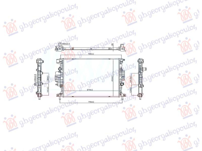 Radiator 2.0 dizel (670x454)