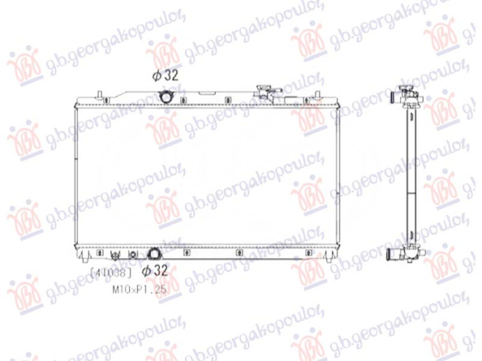 Radiator benzinë-hibrid  2.0 (739x450) (KOYO)