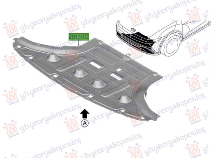 Kapaku nën motorr 2024- (Origjinal)