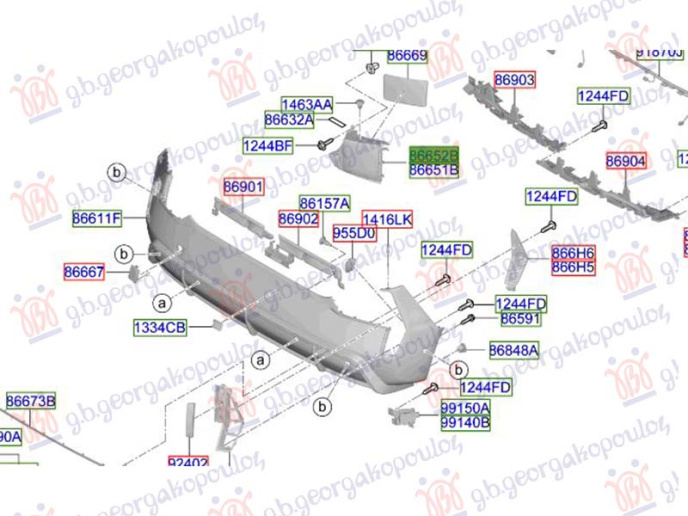 Cep I parakolpit të pasëm 2024- (Orighinal)