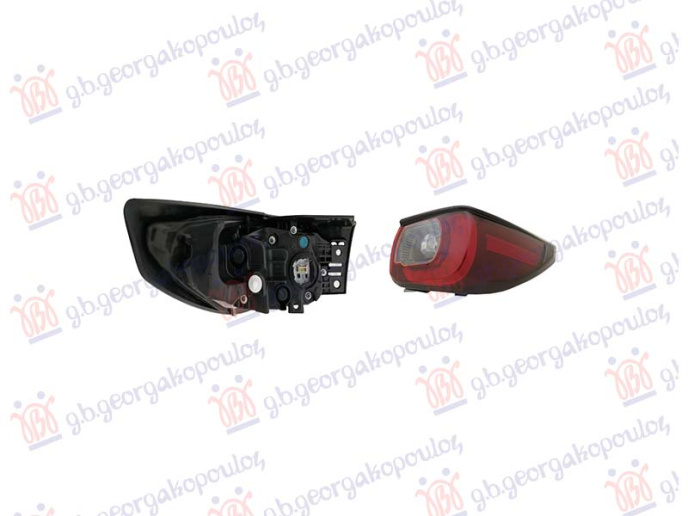 Dritë e pasme pjesa e jashtme LED (LED. LY5B) (E) (DEPO)