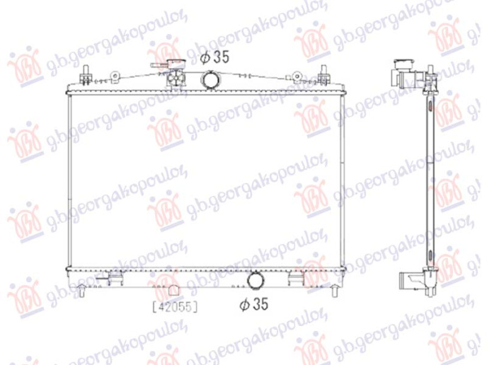 Radiator 1.6 benzinë - gaz manual/auto (652x388)