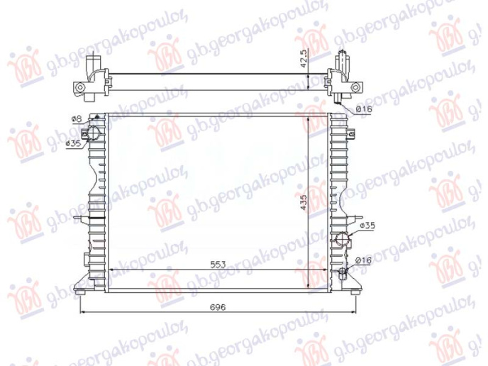Radiator dizel manual (553x439) (NRF)