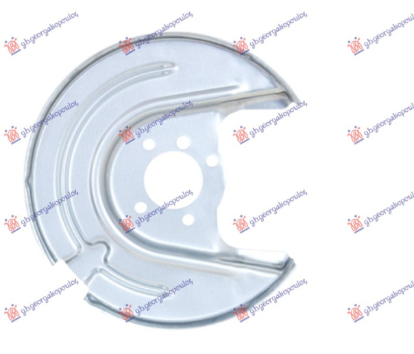 Panel mbrojtës disku i frenave të pasëm (Diametri i panelit 274/52MM) (Diametri i diskut 253MM)