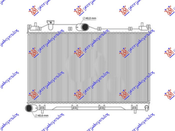 Radiator 2.5 benzinë manaul (686x390) (KOYO)