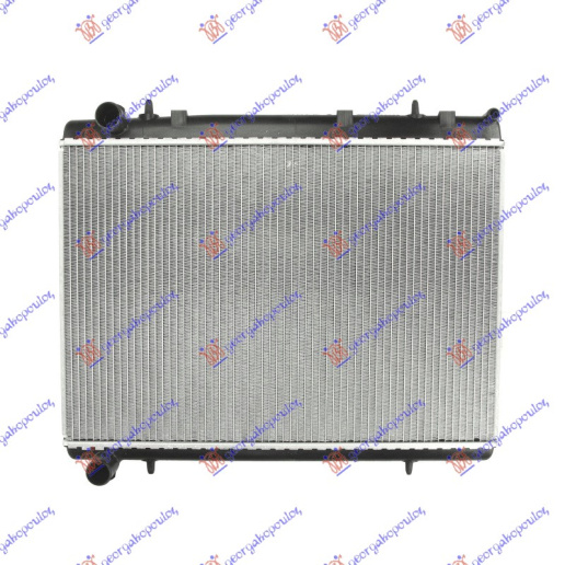Radiator 1.8-2.0 benzinë -1.6 dizel +/-AC (380x570) mekanik (NRF)