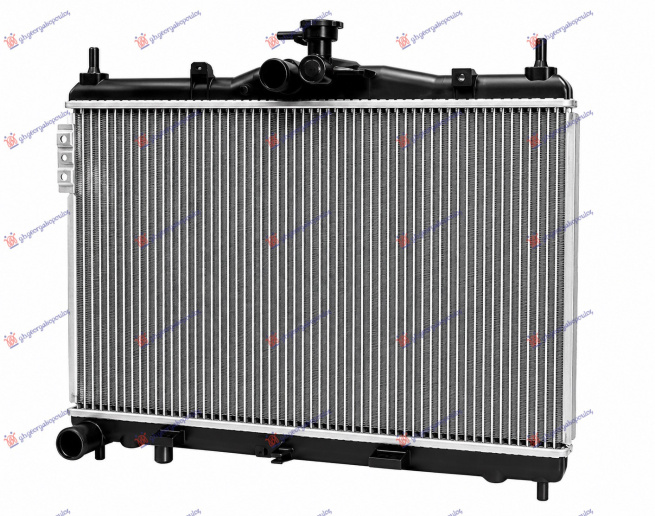 Radiator 1.6 PETROL +/-AC (500x380) (Ventilator ftohjeje 23cm) (NRF)