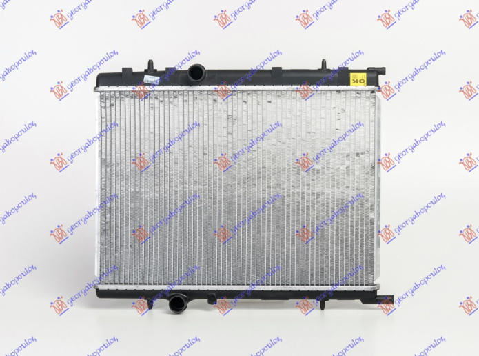 Radiator 1.4-1.6 benzinë +/- A/C (38x56x1.8) 2002- (NRF)
