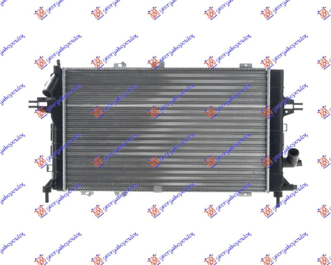 Radiator 1.3-1.7-1.9 CDTI dizel (60x370) (BRAZED) (NRF)