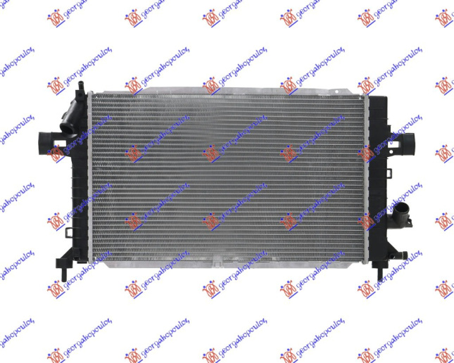 Radiator 1.3-1.7-1.9 dizel - 2.0 benzinë manual-automatik+AC (600x368) (BRAZED) (NRF)