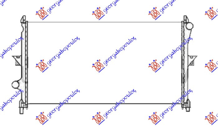 Radiator 2.2-3.0 dizel manual/automatik (710x359) (NRF)