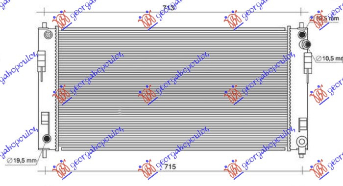 Radiator elektrik autoamtik (635x308) (NRF)