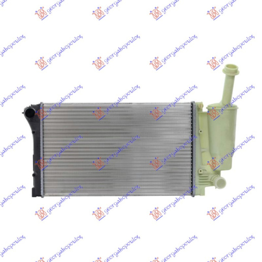 Radiator1.1-1.2 benzinë - A/C (510x370) me Rezervuar (MARELLI)