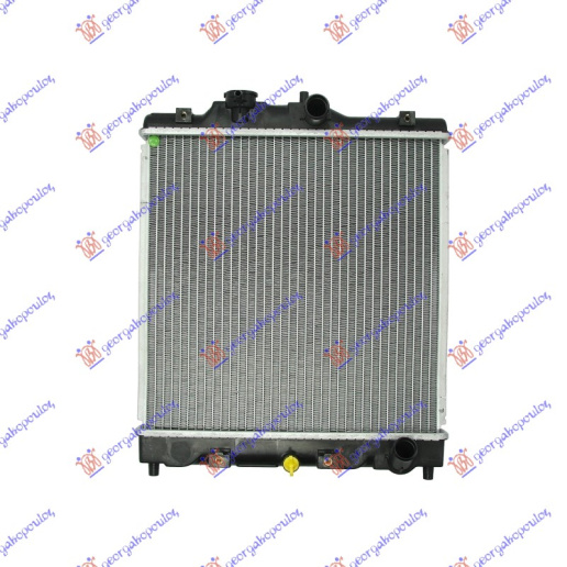 Radiator për te gjitha modelet benzinë manaul (350x350x27) (VALEO)