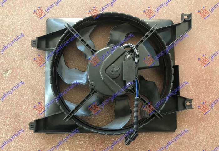 Ventilator për kondicioner komplet benzinë (310mm) (2 pinë)