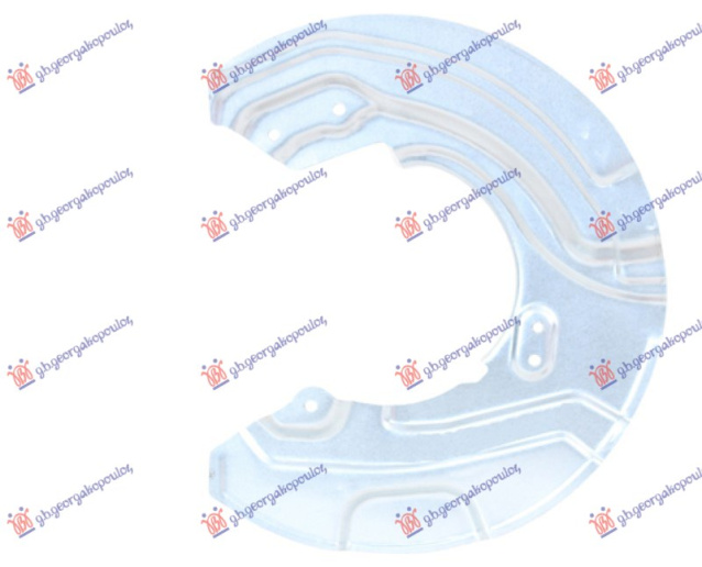 Panel mbrojtës disku i frenave të para 4WD (Diametri i diskut 330MM)