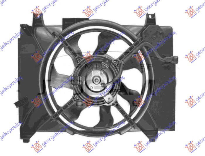 Ventilator komplet 1.5 CRDi dizel pa kondicioner (2 pinë)