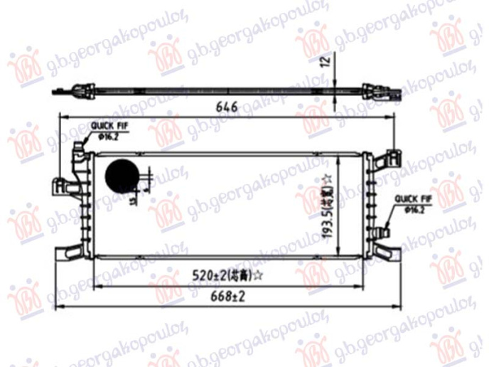 Radiator hibrid i bateris 2.0 dizel/hibrid (520x193)