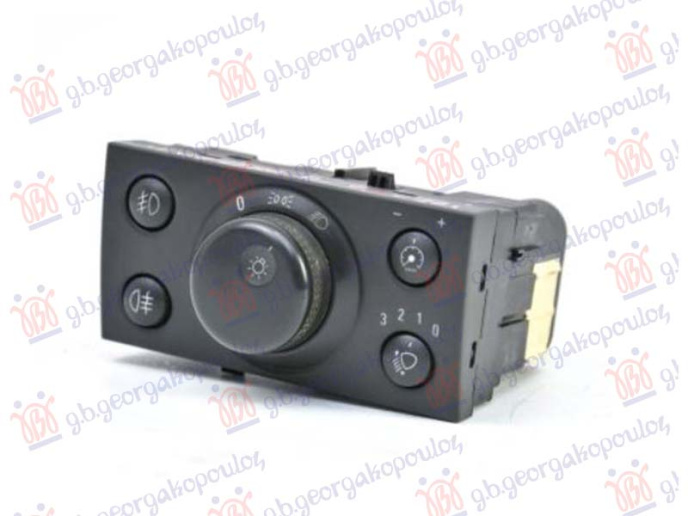 Ndërprerëse e fenerit të përparëm (me dritë për mjegull) (me DIMMER : regullator i fenerit të përparëm) (13PIN)