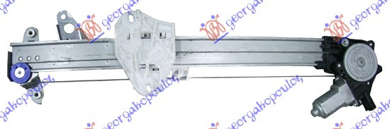 Ngritës/rregullator për dritaren e përparme elektrik (6 pinë)