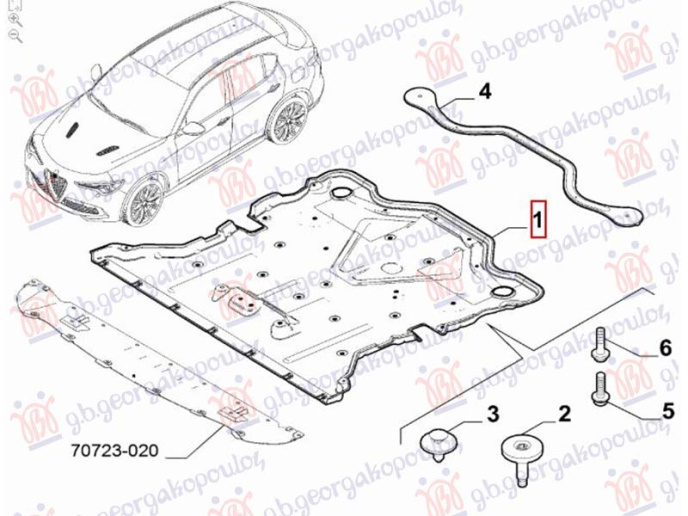 Kapak i përparëm i motorrit (origjinal)