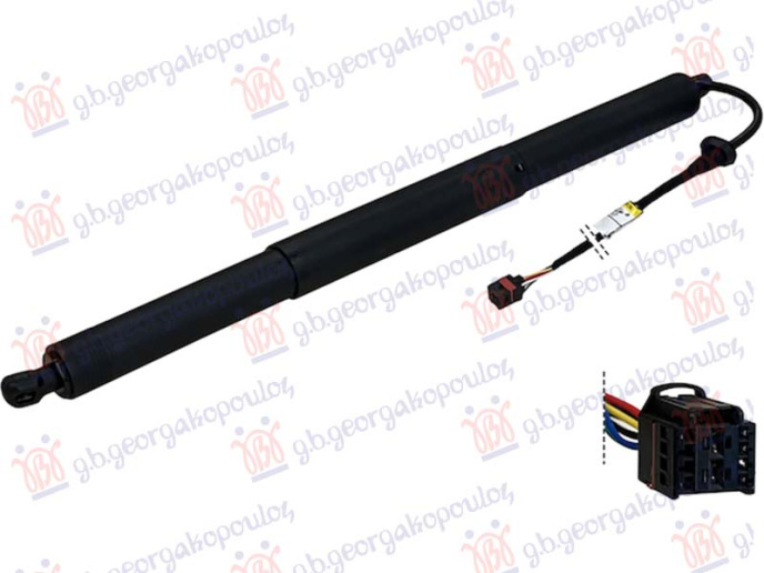 Piston me gaz për derën e bagazhit elektrike RH=LH (6PIN)