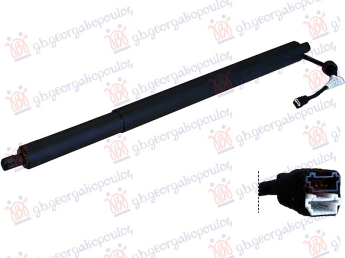 Piston me gaz për derën e bagazhit e sipërme elektrik RH=LH (4+3PIN) -2019
