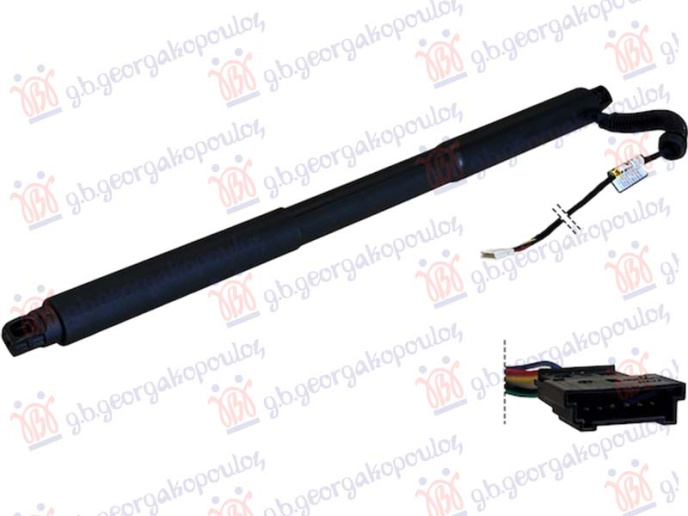 Piston me gaz për derën e bagazhit elektrike (6PIN) (S.W.)