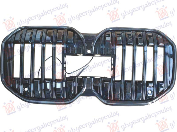 Grilë e ngjyrosur me të zezë (me 2 PDC) (me vrima për kamer) (SHADOW-LINE) (M-SPORT)