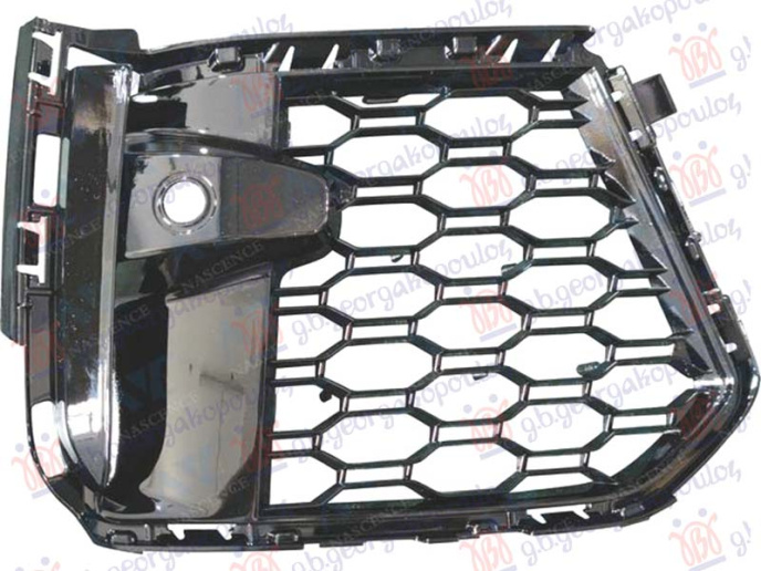 Grilë për parakolpin e përparëm i ngjyrosur e zezë (M-SPORT & X6M)