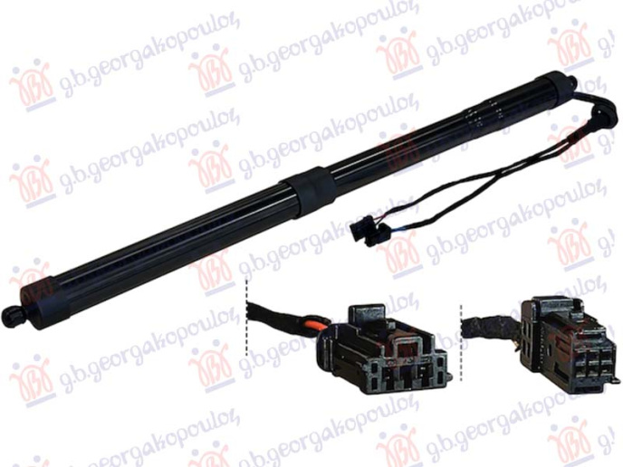 Piston me gaz për derën e bagazhit elektrike (me mbyllje automatike) (4+2PIN)