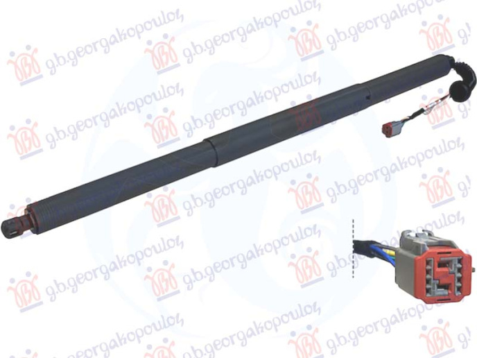 Piston me gaz për derën e bagazhit elektrike (RH=LH) (me mbyllje automatike) (7 PIN)