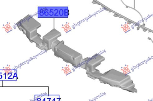 Paraklop i përparëm absorbues (GT/GT-LINE) (origjinal)