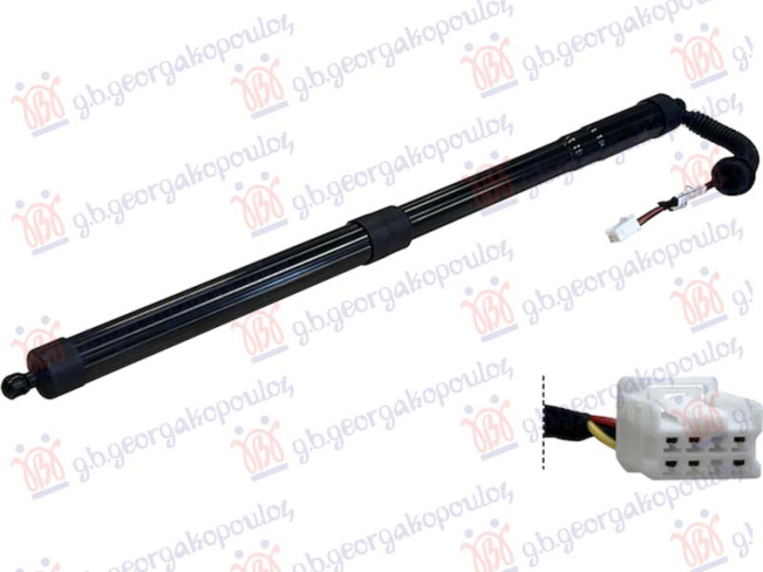 Piston me gaz për derën e bagazhit elektrike (6PIN)