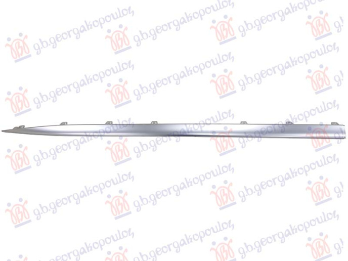 Shirit pragu dera e përparme plastik  (argjend) (AMG-LINE)