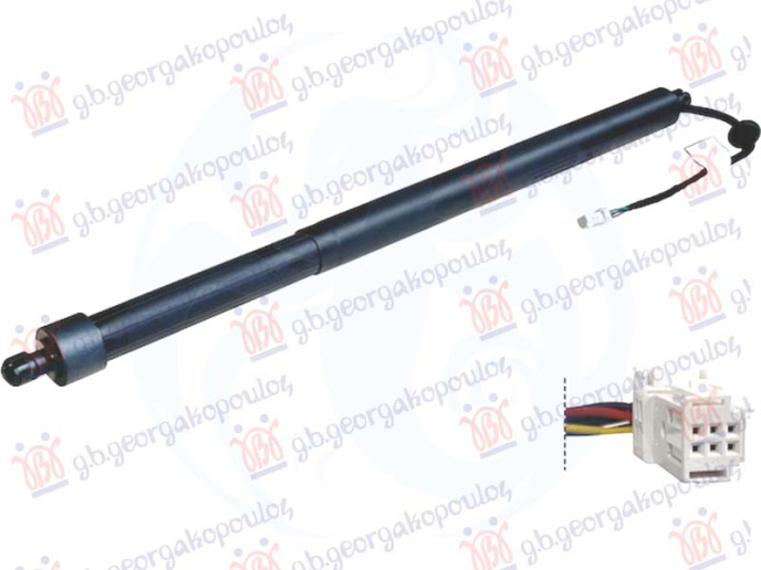 Piston me gaz për derën e bagazhit elektrike (me mbyllje automatike) (6 PIN)
