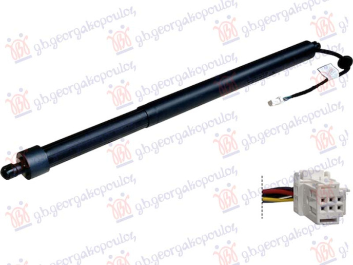 Piston me gaz për derën e bagazhit elektrike (me mbyllje automatike) (6 PIN)