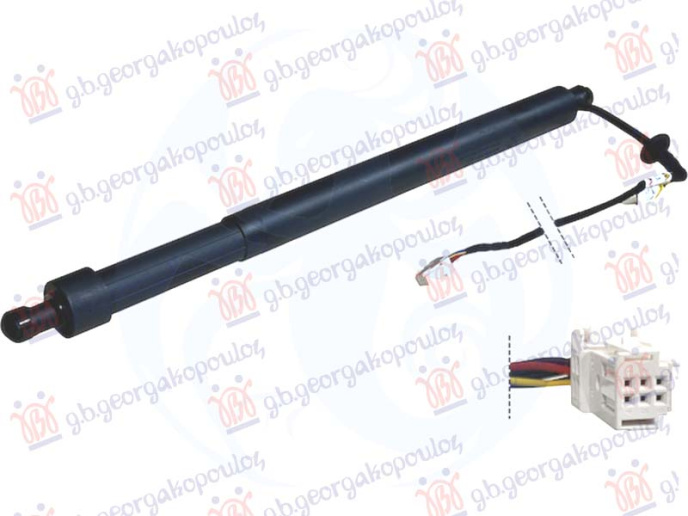 Piston me gaz për derën e bagazhit elektrike (me mbyllje automatike) (6 PIN)