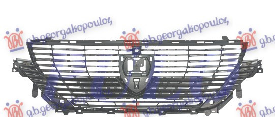 Grilë e zezë me shirit krom  (me vrima për kamer) (me 2 PDC)