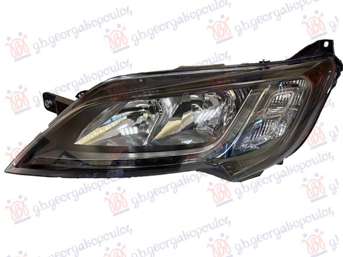 Feneri i përparmë elektrik e zezë me LED DRL (E ) (turqi)