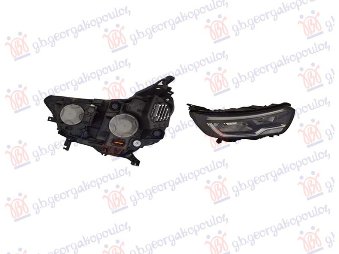 Feneri i përparmë me dritë ditore LED (H7/LED) (E) (DEPO)