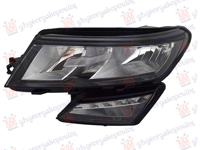 Feneri i përparmë me dritë mjegulle (H8/H7/H7/PWY24W/W5W) (E) (TYC)